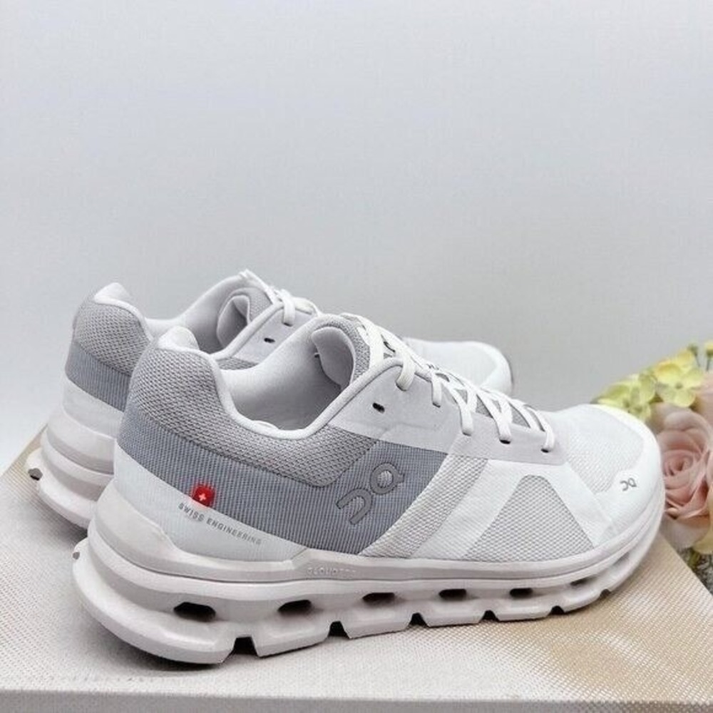 ON Cloud Cloudrunner Runner Running Shoe White/ F… - image 5